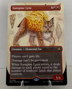 MTG BLB-0292 Sunspine Lynx (Borderless) - Bloomburrow - Image 1