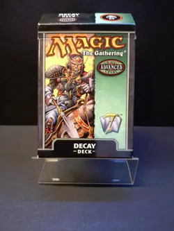 2001 MtG - 7th Edition Theme Deck - Decay (Black) English - Slight warp WOC06238 - Image 1