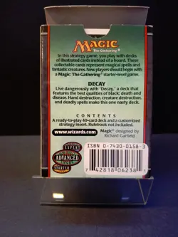 2001 MtG - 7th Edition Theme Deck - Decay (Black) English - Slight warp WOC06238 - Image 2