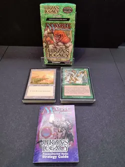 MtG Urza's Legacy 'Crusher' Theme Deck from 1999 | Opened - Complete - Image 1