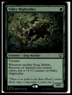 FOIL Valley Mightcaller #202 Bloomburrow - Image 1