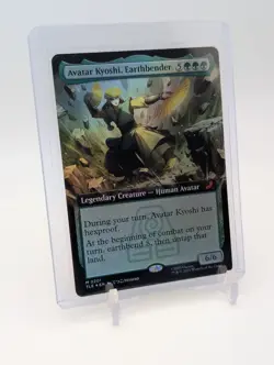 MTG - Avatar Kyoshi, Earthbender - FOIL Extended Art Mythic #201 Avatar (TLE) NM - Image 1