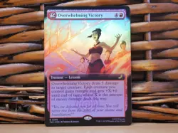 MTG Overwhelming Victory 0196 FOIL EXT ART | NM Near Mint | Avatar TLE | 2025 - Image 1