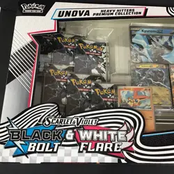 Pokemon Unova Heavy Hitters Black Bolt White Flare Premium Collection Box - NEW - Image 4