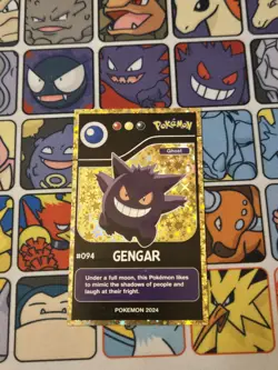 Misprint Gengar #94 Pokemon Kanto Holo Shift Pokedex Series Peru Error - Image 1