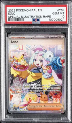 2023 POKEMON PAL EN-PALDEA EVOLVED SPECIAL ILLUSTRATION RARE #269 IONO PSA 10 - Image 1