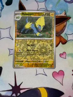 Pokemon TCG Destined Rivals - Manectric 076/182 Reverse Holo NM - Image 1