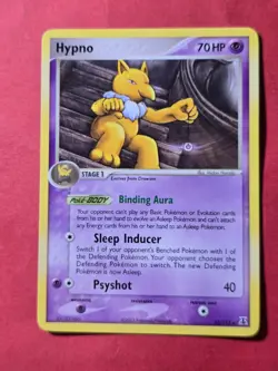 2005 Pokemon EX Delta Species #23 Hypno, R, NF/H, cd1 - Image 1