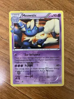 Pokemon TCG Meowstic RC15/RC32 Radiant Collection Holo Uncommon - Image 1