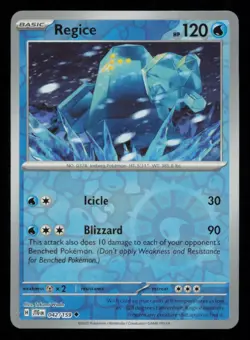 Regice 042/159 Pokemon Journey Together Uncommon Near Mint Reverse Holo NM - Image 1