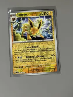 Pokemon TCG Jolteon Scarlet & Violet - 151 135/165 Reverse Holo Rare NM - Image 1