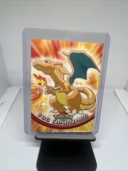 1999 Topps Pokemon Charizard 06 red logo - Image 1