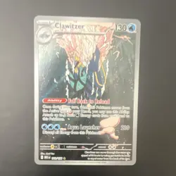 Pokemon Clawitzer 141/132 Me01: Mega Evolution Holo Illustration Rare 130HP TCG - Image 1