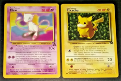 POKEMON WOTC NON HOLO PROMO LOT - PIKACHU MEW ARCANINE MOLTRES ZAPDOS + 1 (LP) - Image 2