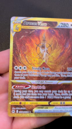 Arceus VSTAR GG70/GG70 Crown Zenith Secret Rare Pokemon TCG - M/NM - Image 2