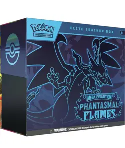 PRESALE Pokemon TCG: Mega Evolution Phantasmal Flames Elite Trainer Box - ETB - Image 1