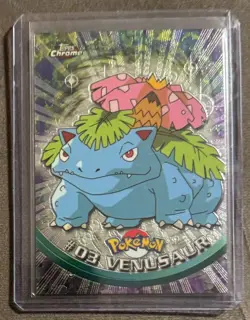 VENUSAUR 2000 TOPPS CHROME POKEMON - Image 1