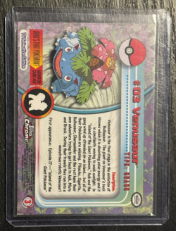 VENUSAUR 2000 TOPPS CHROME POKEMON - Image 2