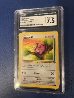 Pokemon TCG Jigglypuff Jungle PSA 7.5 Graded CGC Near Mint + - Image 1