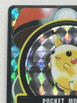 Pikachu NO.025 Pokemon Sticker Sealdass Japanese 1997 BANDAI NINTENDO RARE - Image 2