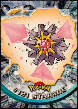 2000 Topps Pokemon TV Animation Edition Series 3 Non Holo #121 Starmie - Image 1