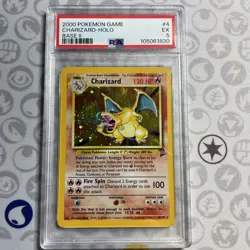 Pokemon Base Set 2 Holo Charizard PSA 5 - Image 1