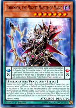 Endymion The Might Master of Magic SR08-EN001 Ultra Rare 1st Edition Yugioh - Image 1