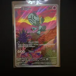 Pokemon TCG Elgyem Card Illustration Rare Sv: Black Bolt 120/086 NM Condition - Image 1