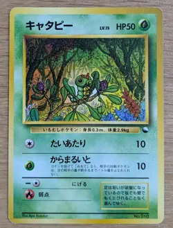 【NM】Caterpie Quick Starter Gift Set Green No Rarity Pokemon Card Japanese No.010 - Image 1