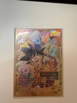Son Goku (Mini) : DA (Serial Numbered) - Fusion World Promotion Cards and Packs - Image 1