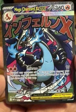 Mega Charizard X ex 023 UPC Promo - Black Star Promo Pokemon Card - NM/Mint - Image 1