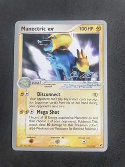 Manectric ex 101/107 World Championships 2006 Pokemon Card LP - Image 1