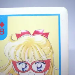 8 Sailor V DIA Sailor Moon Pretty Guardian Playing Cards NAKAYOSHI 1992 - Image 3