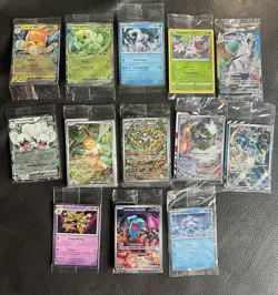 Pokemon TCG (13 cards) Sealed Promo Lot: S&V Eevee, Magneton, Alakazam etc. - Image 1