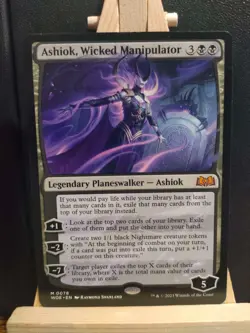 Ashiok, Wicked Manipulator - Wilds of Eldraine - Mythic - NM (see pics) MTG - Image 1