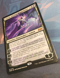 Ashiok, Wicked Manipulator - Wilds of Eldraine - Mythic - NM (see pics) MTG - Image 3