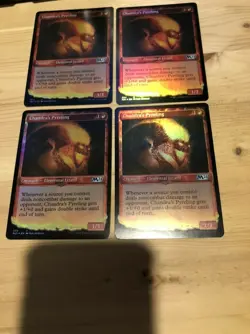 Chandra's Pyreling Showcase FOIL x4 Core Set 2021 Pack Fresh NM/M Ships Now! - Image 1