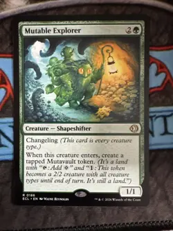 1x Mutable Explorer (Normal) Lorwyn Eclipsed 186 NM x1 - Image 1