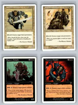 Northern Southern Eastern Western Paladin FULL SET 4 Magic the Gathering 7th MTG - Image 1