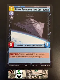2025 Star Wars Unlimited Hoth Rebellion Death Squadron Star Destroyer 98 - Image 1