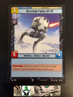 2025 Star Wars Unlimited Hoth Rebellion Blizzard Force AT-ST 70 - Image 1