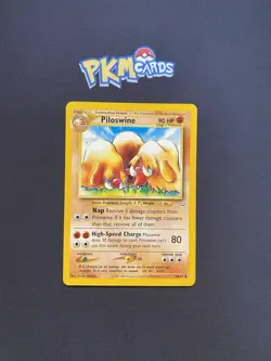 Pokemon TCG Piloswine Neo Revelation 36/64 Regular LP. - Image 1