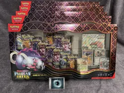 5x LOT Pokemon PALDEAN FATES Great Tusk Iron Treads Ex Premium Collection ✅ NEW - Image 4
