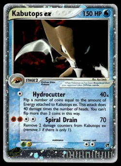 Pokemon TCG Sandstorm #97/100 Kabutops ex MP+ - Image 1