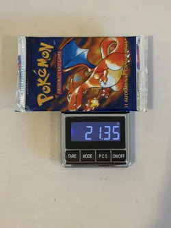 21.35g HEAVY Charizard Art Pokemon Base Set Booster Pack TCG - Image 1