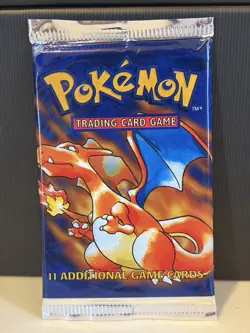 21.35g HEAVY Charizard Art Pokemon Base Set Booster Pack TCG - Image 2