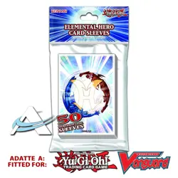 50 Bustine Protettive EROE ELEMENTALE ELEMENTAL HERO Card Sleeves KONAMI YUGIOH - Image 1