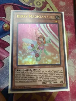 Yu-Gi-Oh! BERRY MAGICIAN GIRL MVP1-EN014 ULTRA RARE 1st Edition LP - Image 1