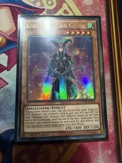 Yugioh Kiwi Magician Girl MVP1-EN016 Ultra Rare Holo LP - Image 1