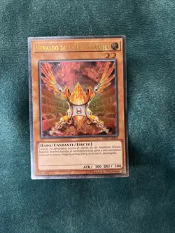 SPANISH Yugioh YGO Herald of Orange Light OP07 Ultimate Rare LP - Image 1